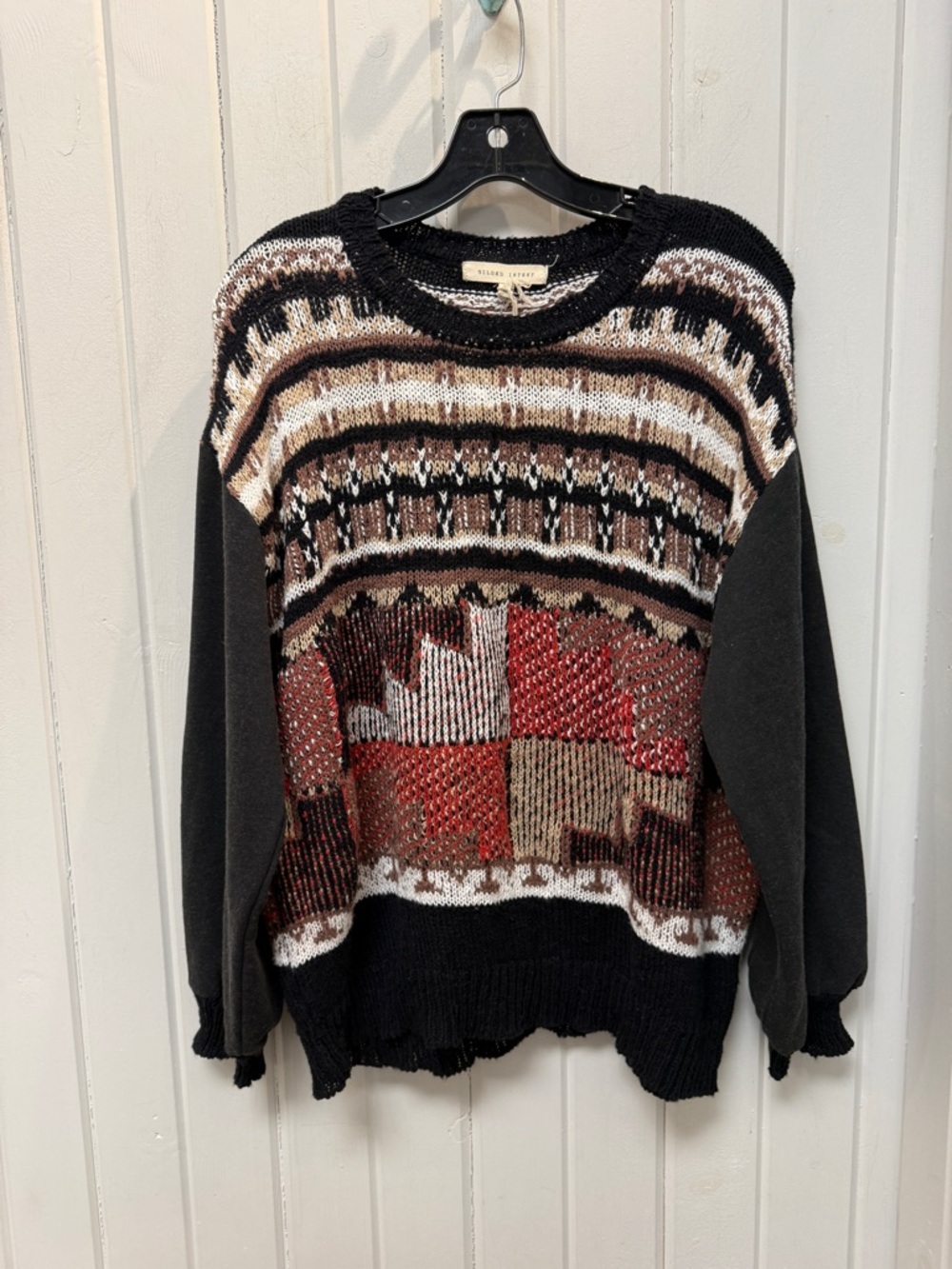NWT Gilded Intent Mixed Sweater - Picture 2 of 7
